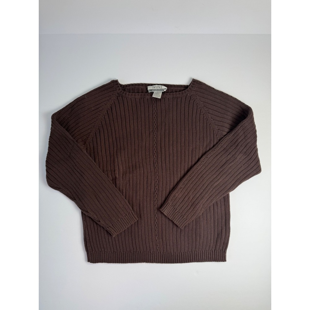 Nine & Co. Brown Knit Sweater